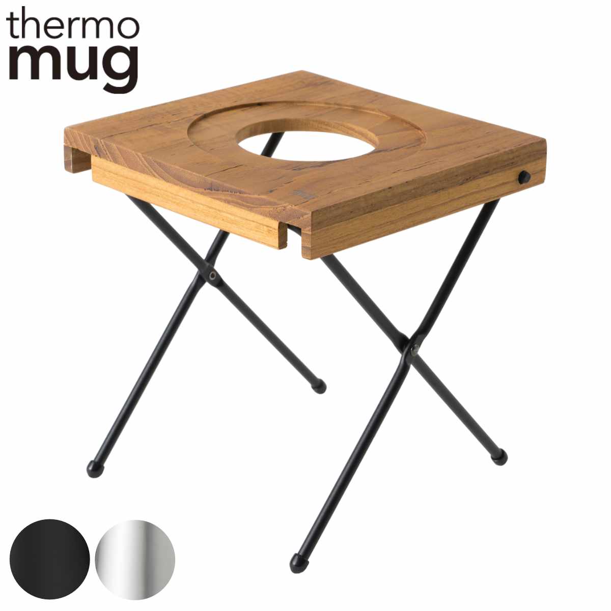 ドリップスタンド thermo mug TSUBAME ステンレス ( スタンド ドリッパー専用 コーヒー 用品 器具 珈琲 折りたたみ可能 スリム 持ち運び ...