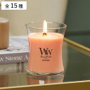 アロマキャンドル ウッドウィック WoodWick ジャーM ( アロマ キャンドル ギフト ソイワックス 蓋付き おしゃれ 香り 木製芯 木芯 焚き火 ロウソ...