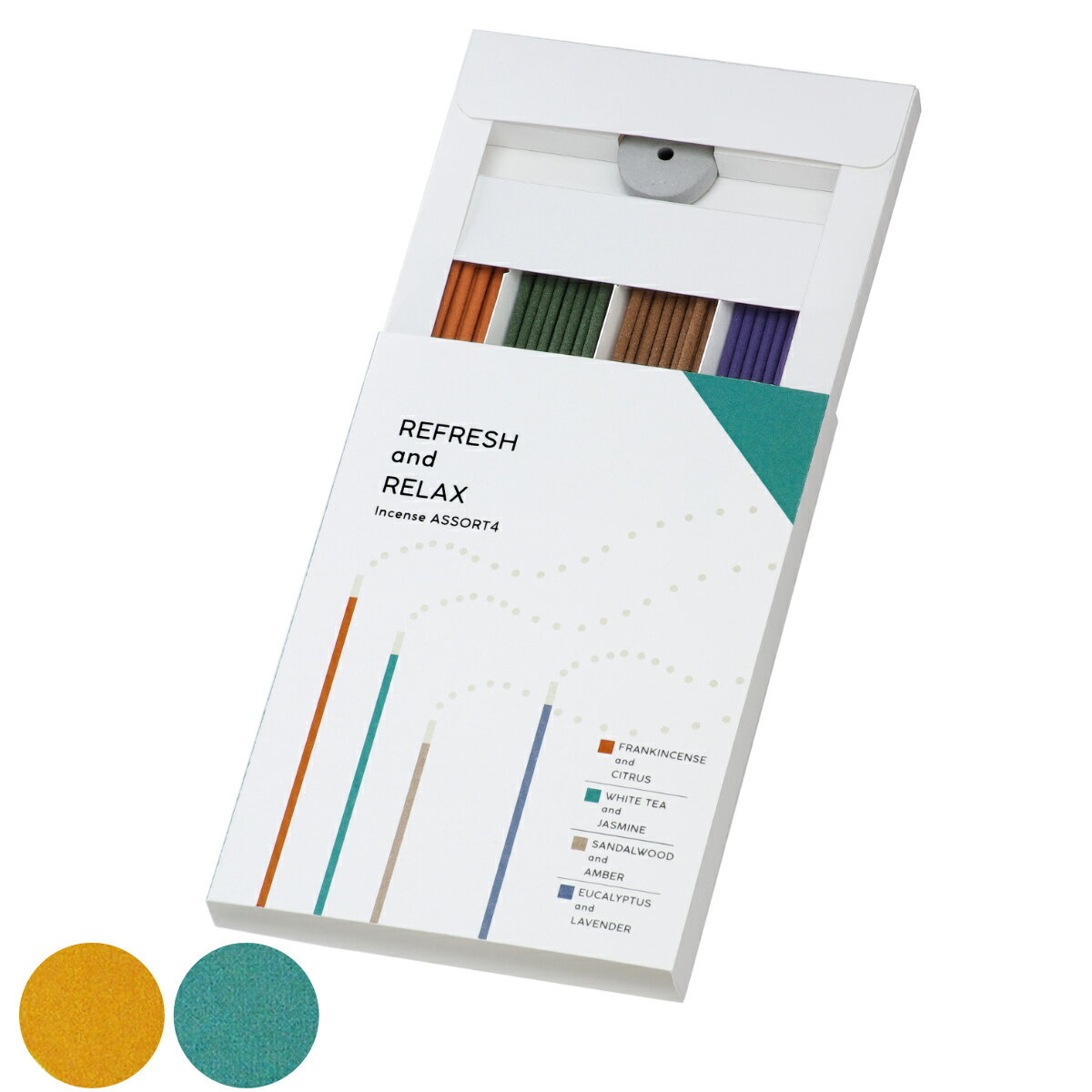 お香 香る線香 アソート 4種 各20本 ( 日本製 スティック フレグランス 香り 癒やし 癒し スティック型 インセンススティック 香立て付き おしゃれ イ...