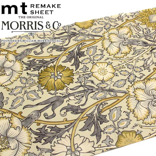 貼ってはがせる 壁紙 リメイクシート 壁紙シート mtリメイクシート William Morris Pink＆Rose （ はがせる壁紙 インテリアシート mt ウィリアムモリス モリス 貼ってはがせる壁紙 貼ってはがせる シール シート キッチン トイレ ）