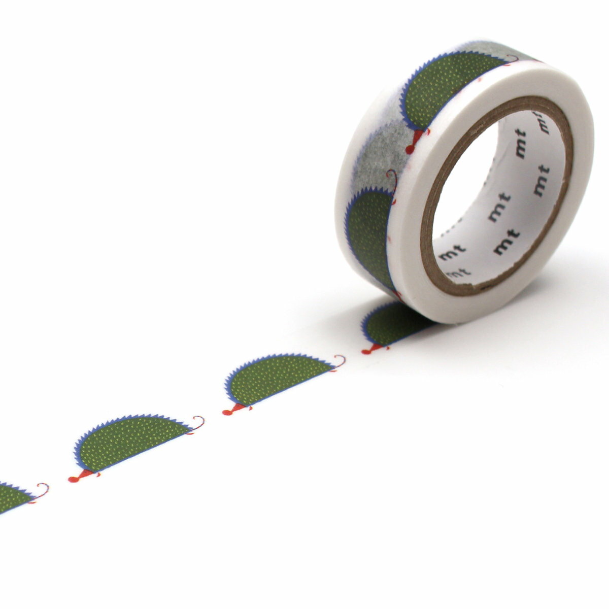 マスキングテープ mt ハリネズミ OTTAIPNU 幅15mm×7m ( マステ カモ井 カモ井加工紙 かわいい アレンジ デコレーション 動物 アニマル 貼...