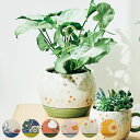 植木鉢 チェリッシュポット 3号用 ( フラワーポット プラントポット プランターポット 鉢 鉢植え 陶器 穴あり 水抜き穴 インテリア 植え替え おしゃれ 観...