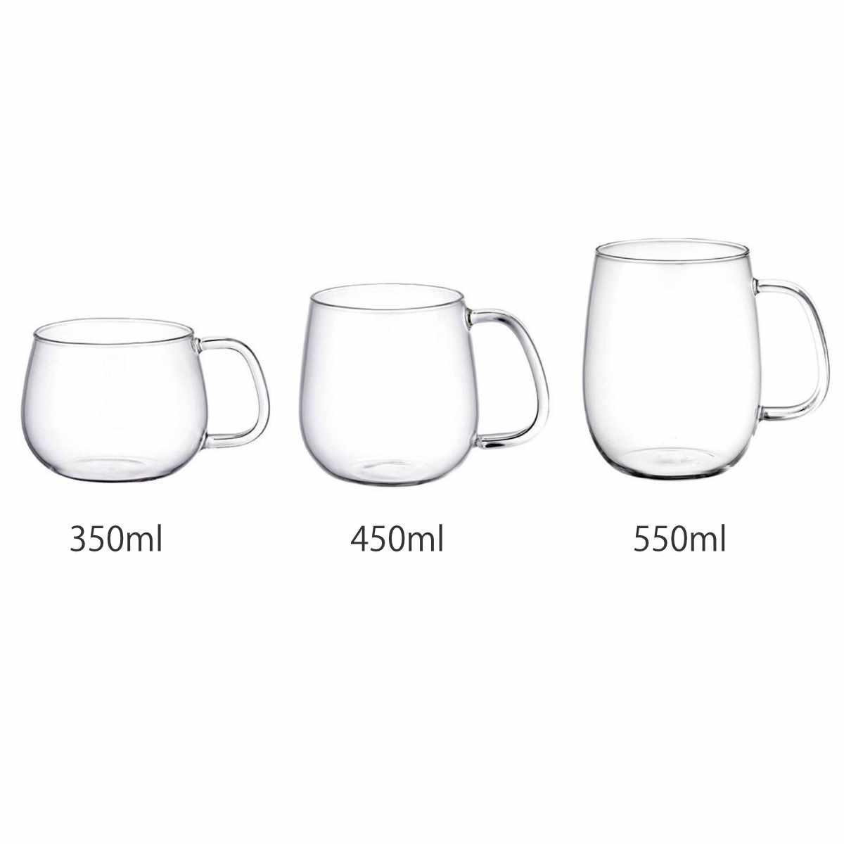 KINTO キントー カップ UNITEA ユニティ ガラス 350ml S 450ml M 550ml L （ コップ 食洗機対応 ティーウェア 耐熱ガラス ） (3)
