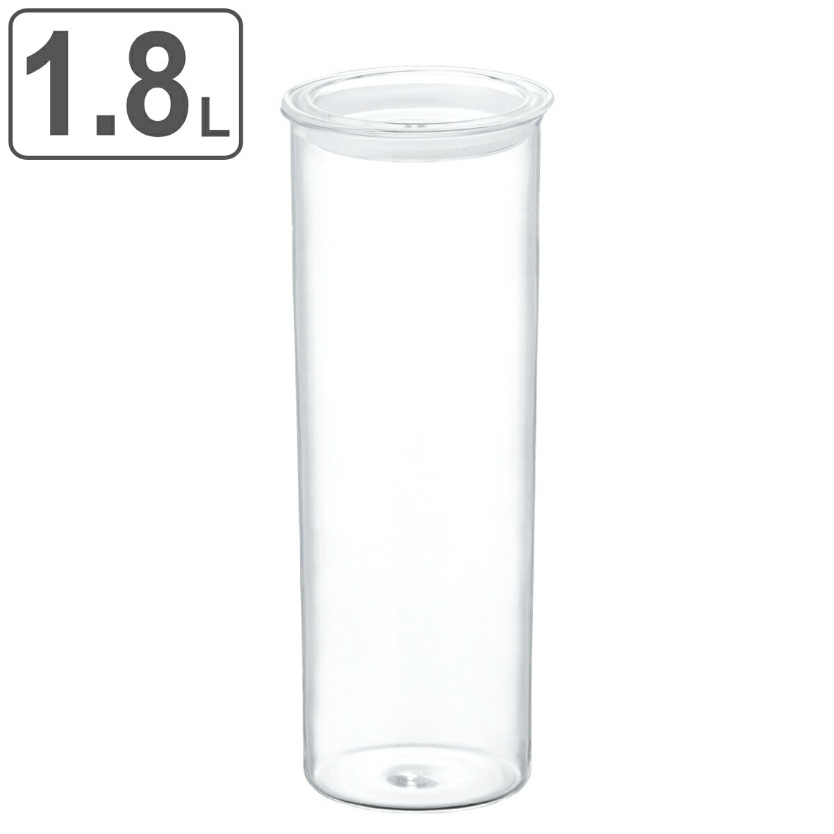 キントー 保存容器 1.8L CAST パスタキャニスター 105×290mm （ KINTO 耐熱ガラス ガラス 密閉 食洗機..