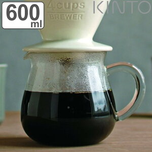 ȡ ҡС 600ml 4 SLOW COFFEE STYLE ҡ Ǯ饹  KINTO б ҡ᡼ 饹С 4cups 4å ҡå 