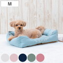ペットベッド スクエアベッド M ( ペット ベッド ペット用 スクエア型 犬 猫 シンプル オシャレ 室内 ペット用品 Mサイズ 犬用 猫用 オールシーズン ...