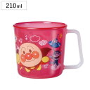 コップ マグカップ アンパンマン 子供用 キャラクター プラスチック製 レッド ( 子供用コップ プラコップ カップ マグ 食洗機対応 プラスチックコップ あんぱんまん 電子レンジ対応 )