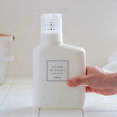 詰替えボトル 押して計量詰替えボトル 1000ml ( 詰め替え用ボトル 洗剤 液体洗剤ボトル 押すだけ 計量 ランドリーボトル 詰め替え容器 1000 ラベル...