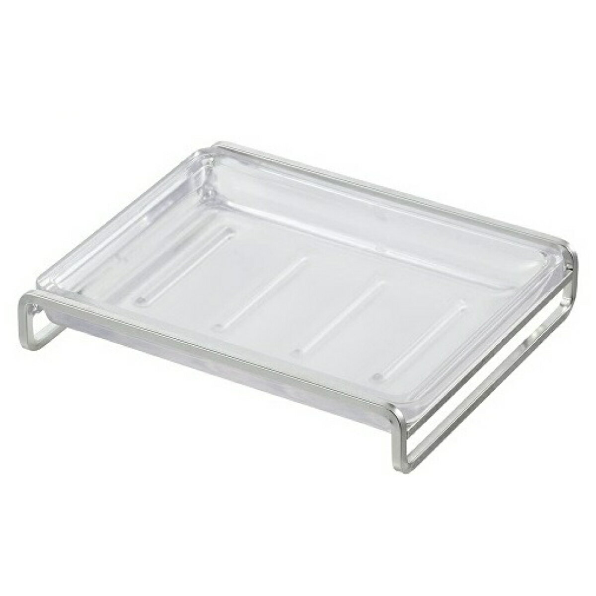 石けん皿 ソープディッシュ ステンレスワイヤー （ 石鹸トレー ソープトレイ 石けん置き 石鹸 お風呂 ステンレス 丈夫 抗菌 石鹸皿 固形石鹸 石鹸置き 手洗い 洗顔 石けん 高級感 スタイリッシュ ）