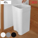 ゴミ箱 45L マルチパーパスビン ( ごみ箱 45リットル オープンタイプ 大容量 角型 分別 キッチン リビング 袋止め付き ゴミ袋が見えない シンプル 日...