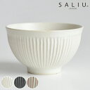 飯碗 11cm SALIU お碗 食器 和食器 陶器 日本製 白 ( 食洗機対応 電子レンジ対応 茶碗 しのぎ お茶碗 ライスボウル ご飯茶碗 ストライプ 和風...