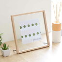 フォトフレーム CAN-03 スタンド 壁掛け 木製 ( フォトスタンド 写真立て 写真たて おしゃれ 卓上 置き型 天然木 正方形 ガラス 写真フレーム 写真入れ インテリア 雑貨 フォト 写真 飾る 壁 ポストカード )