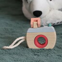 おもちゃ FLASHING TOY CAMERA 木製 女の子 男の子 ( 木製おもちゃ 木のおもちゃ カメラ 玩具 1歳半 ベビー 赤ちゃん 子ども キッズ ...