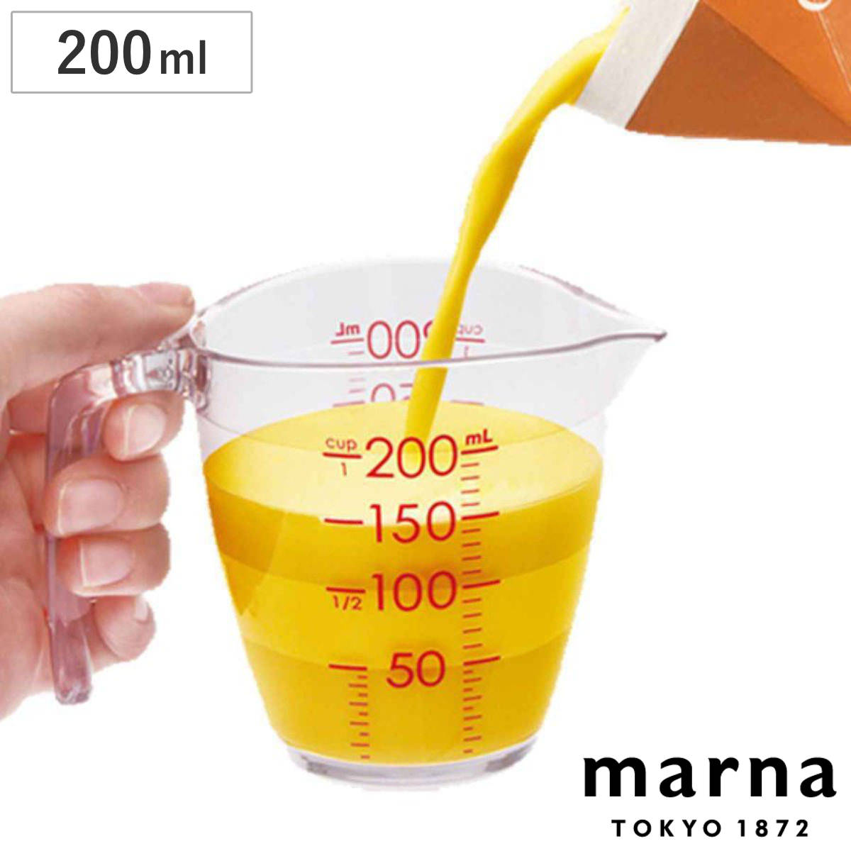 MARNA メジャーカップ 200ml 目盛りが