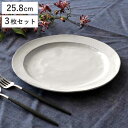 プレート 26cm リム Calin 皿 洋食器 陶器 日本製 同色3枚セット ( お皿 電子レンジ対応 食洗機対応 大皿 リム皿 パスタ皿 メイン おかず お...