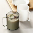 マグカップ 330ml L FUFU フフ 耐熱ガラス ( 食洗器対応 電子レンジ対応 マグ カップ コップ ガラス製 食器 耐熱 アイス ホット 小さめ おし...