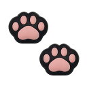 ナンバーボルトキャップ 肉球 黒 カー用品 猫 ネコ ( ナンバープレート キャップ ボルトキャップ ボルトカバー 車用品 ねこ かわいい 盗難防止 両面テープ...