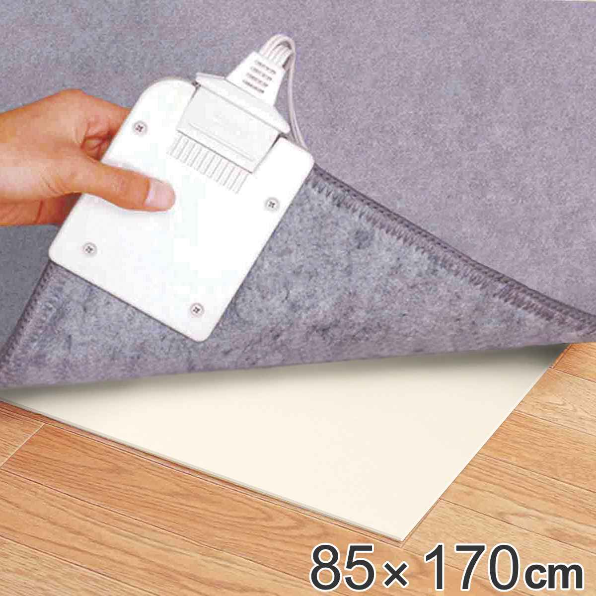 ズレ防止シート 85cm×170cm×2mm 防音ズレ防止音なし減さん （ シート ズレ防止 音 低減 吸音 カーペット ラグ マット 絨毯 バスマット キッチンマット 玄関マット カット 抗菌 防カビ 敷く 床暖 ホットカーペット 保温 ）