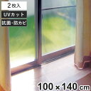 断熱カーテン 断熱カーテンライナー 幅100cm×丈140cm 2枚入 クリア ( 断熱 カーテン 採光タイプ UVカット 節電 冷房 省エネ エコ 透明 暖房...