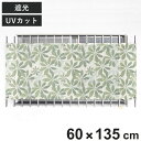 日除け シェード 日除け名人 開放廊下用 60cm×135cm ( サンシェード すだれ 日よけ 紐付き 格子窓 遮光 UVカット 省エネ 日差し エコ 暑さ対...