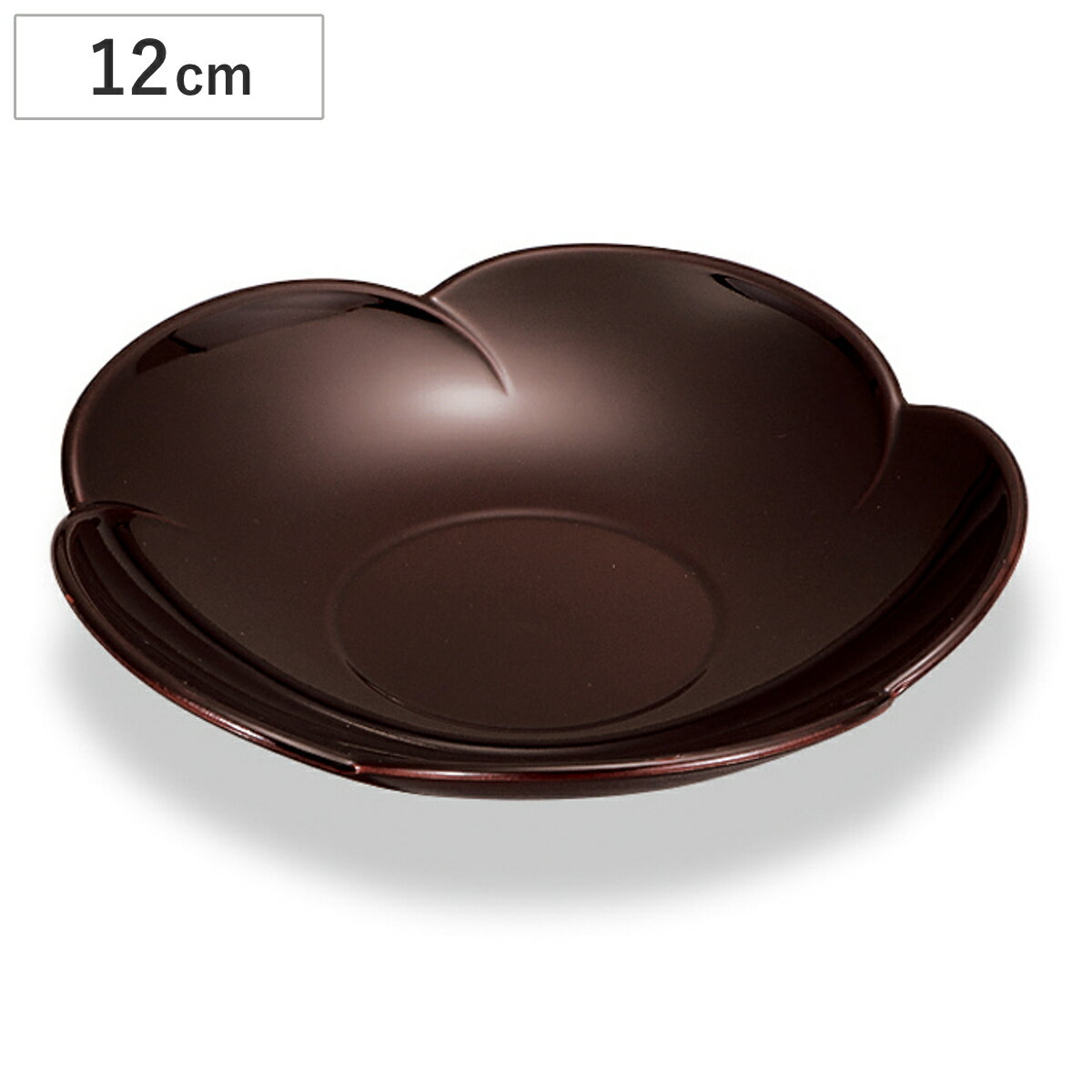 茶托 40梅型茶托 溜 （ 12cm プラスチック 樹脂 日本製 茶たく 茶器 和菓子 お茶菓子 皿 食器 花 梅 和..