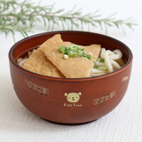 丼 530ml SEE Kids Time プラスチック 食器 日本製 おしゃれ ( 電子レンジ対応 食洗機対応 木製風 ボウル 木目調 子供用 どんぶり 丼ぶり 小さめ 麺鉢 カフェ風 割れにくい )