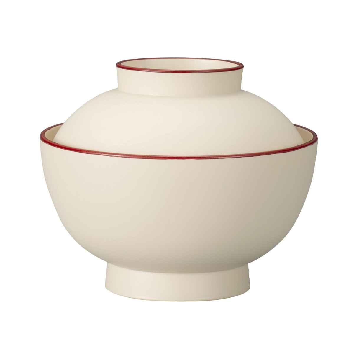雑煮椀 13cm 白渕朱 プラスチック （ 食洗機対応 電子レンジ対応 ボウル お椀 椀 プラスチック製 日本製 軽い 割れにくい 抗菌加工 お正月 おもてなし お雑煮 雑煮 洋風 和風 おしゃれ ）
