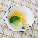 ボウル 15cm Helloあにまる ねこ スープ皿 食器 日本製 ( 電子レンジ対応 子供 食洗機対応 子供用食器 うつわ 猫 ネコ 猫柄 三毛猫 椀 子供用...
