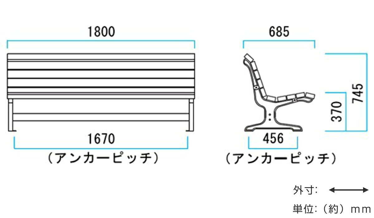業務用 屋内用木製ベンチ 肘なし 180cm 3〜4人掛け ( 法人限定 送料無料 長椅子 屋内 ベンチ 木製 天然木 チェア イス 背付き 背付きベンチ いす 椅子 3人掛け 4人掛け 背もたれ 付き ) [2]