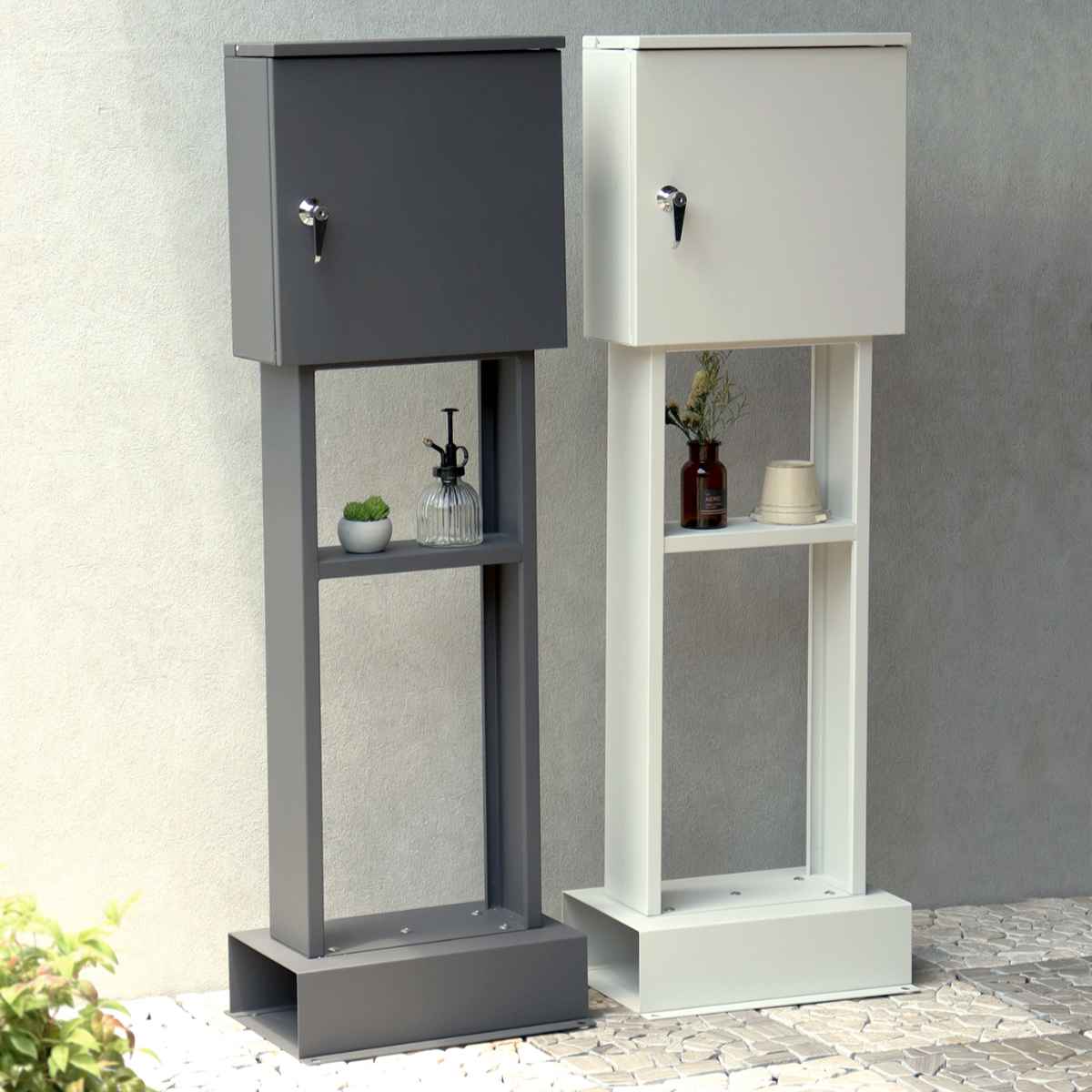 郵便ポスト スタンドポスト アルダ Alda （ 自立式 メール便ポスト 郵便受け メールボックス スタンド型 シリンダー錠 POST スペアキー付き スタンド式 スタンド ポスト 郵便うけ スタンド式ポスト ）