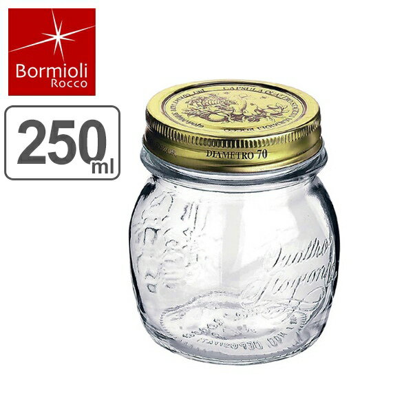 Bormioli Rocco {~IEbR NAgX^bWI[j Wr ^LbvW[ 250ml KX i ۑe ۑr LjX^[ KXۑe W|bg {~IbR NAgX^bWI[j j