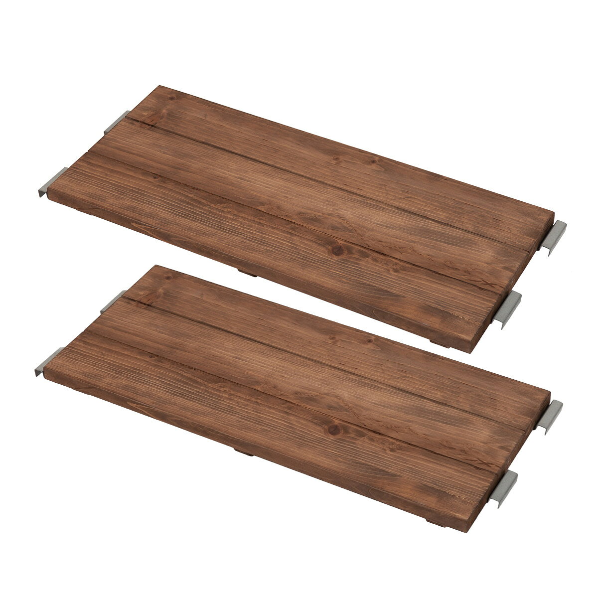専用棚板 2枚入り 幅60×奥行30cm 突っ張り壁面収納 （ 棚板 棚 2枚セット 幅60cm ...