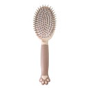 ヘアブラシ 肉球ヘアブラシ 猫 ( ブラシ コーム くし 櫛 柄付き 24cm 髪ブラシ 髪 頭 ヘアーブラシ 髪の毛 とかす メンズ レディース ヘアケア プレゼント )(4)