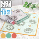 ウォッシュタオル 34×35cm 10枚セット イーゲルウォッシュタオル セット まとめ買い ハリネズミ ハンドタオル ( 送料無料 たおる 綿 コットン 手洗...