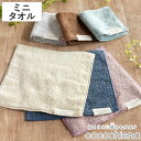 ミニタオル ココチエナ2 25×25cm ( タオル タオルハンカチ 手拭き 手洗い 綿100 cocochiena ハンドタオル デイリータオル 洗面タオル 吸水 シンプル 無地 おしゃれ )