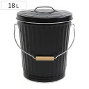 灰入れバケツ 18L 二重底 灰入れ ふた付き 暖炉 ゴミ箱 obaketsu オバケツ ( バケツ 灰 薪入れ 灰取り フタ付き 灰バケツ ペレット 蓋付き ...
