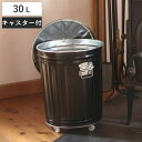 灰入れバケツ 30L 二重底 灰入れ ふた付き キャスター付き 暖炉 ゴミ箱 obaketsu オバケツ ( バケツ 灰 薪入れ 灰取り フタ付き 灰バケツ ペ...