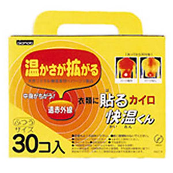 使い捨てカイロ　貼る　快温くん　30個×8箱セット　送料無料