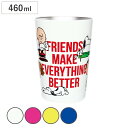 タンブラー 460ml スヌーピー PEANUTS ステンレス ( ステンレスタンブラー カップ キャラクター コーヒー 紅茶 コンビニ お茶 普段使い かわい...