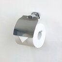 トイレットペーパーホルダー BISK GO ふた付き シングル アイアントイレットペーパー ホルダー ( トイレットペーパー 紙巻器 収納 ペーパー カバー トイレ収納 リフォーム DIY 石膏ボード用 )