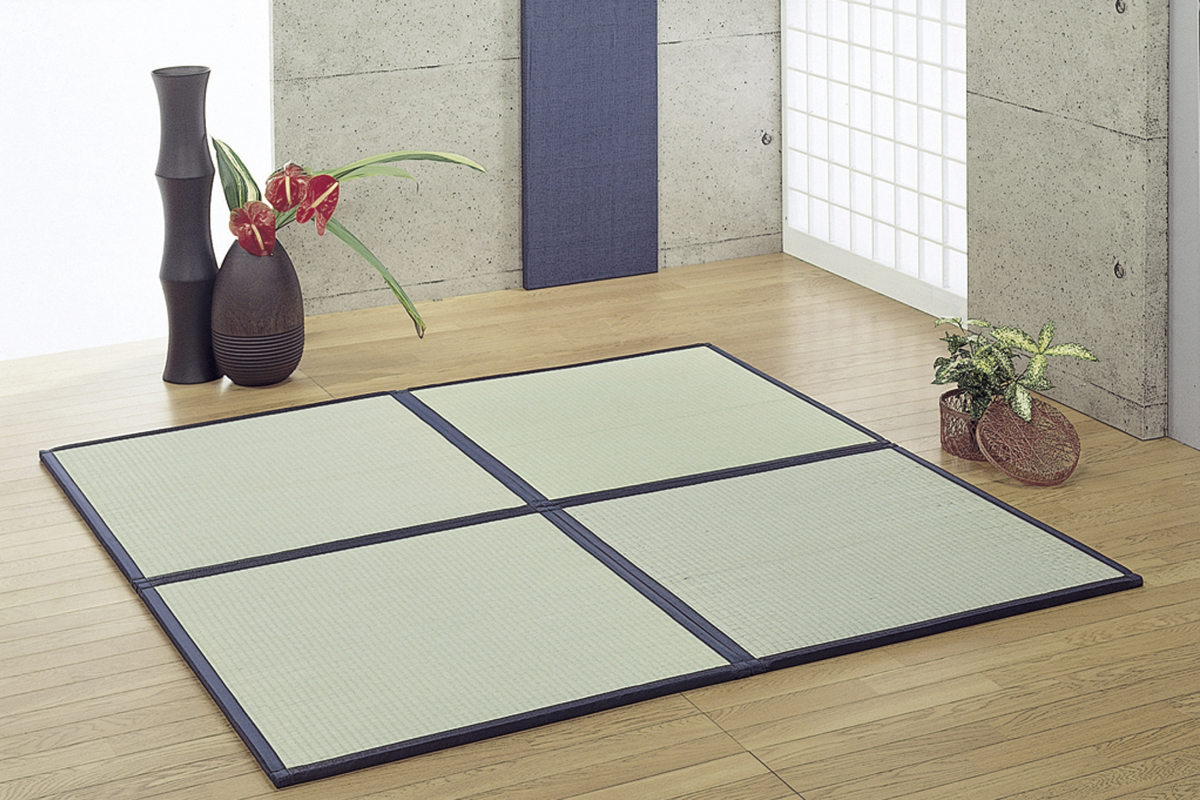 オーダーメイド 畳 国産 ユニット畳 い草 8層 縦171～195×横41～75cm ( サイズオーダー オーダー畳 畳マット オーダー い草ラグ い草カーペット い草置き畳 システム畳 八重重ね 防音 厚み クッション性 滑り止め付き ) [3]