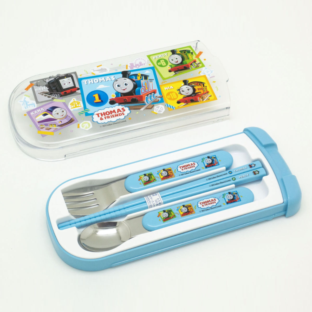 トリオセット 引フタトリオ きかんしゃトーマス （ トーマス 食洗機対応 抗菌 箸 ...