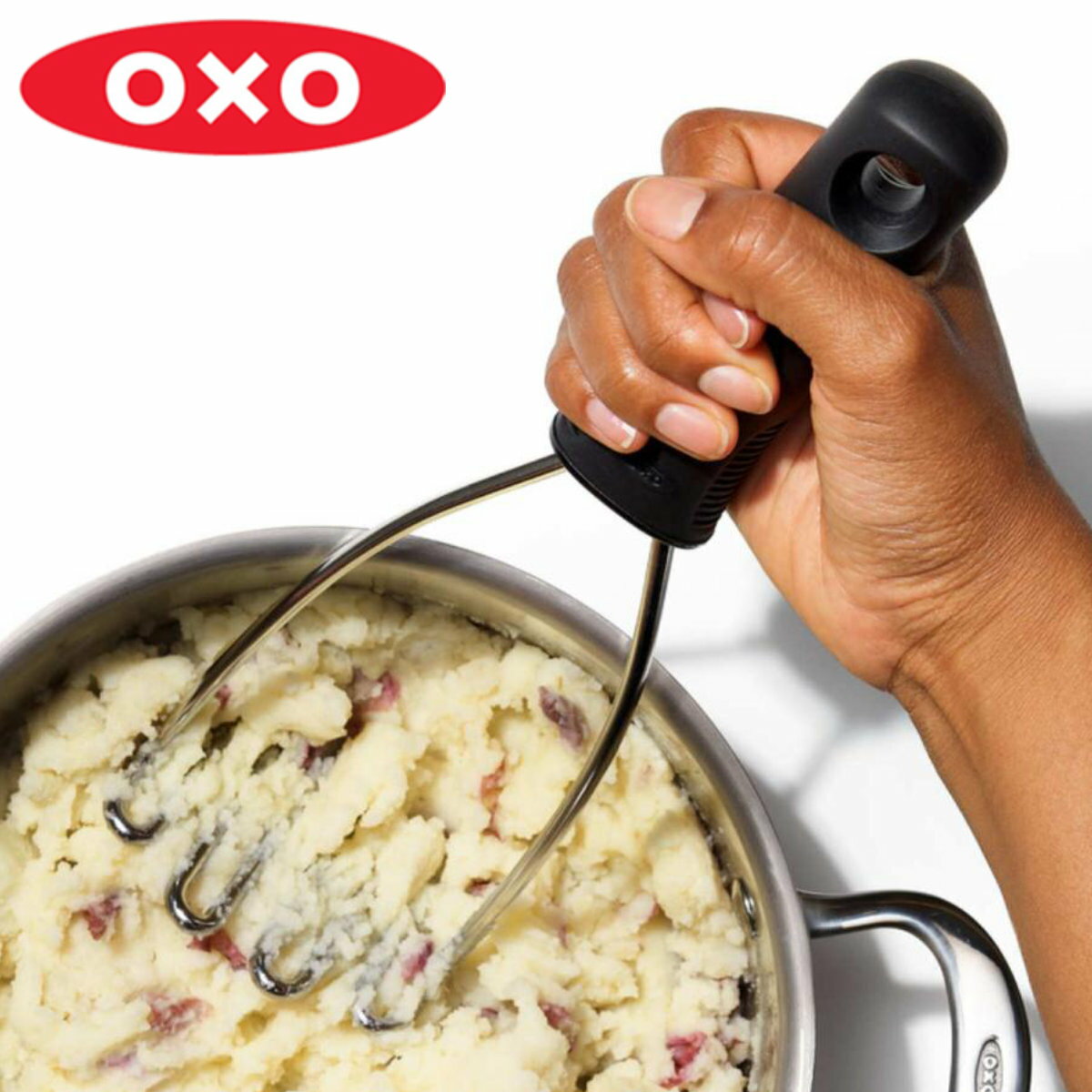 OXO ポテトマッシャー （ ステンレス ポテト マッシャー じゃがいも ジャガイモ つぶし器 いも イモ 芋..