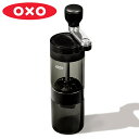 OXO オクソー コンパクトコーヒーグラインダー ブラック ( コーヒーミル コーヒーグラインダー コンパクト 手動 手挽き コーヒー 珈琲 ドリップ 持ち運び...