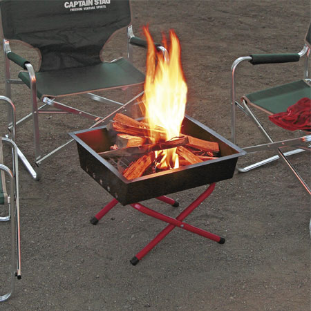 バーベキューコンロ 小型 イージーファイアグリル キャプテンスタッグ ( バーベキューグリル BBQ コンロ キャンプ用品 焚き火台 焚火台 アウトドア用品 )通販格安セール情報 楽天 通販