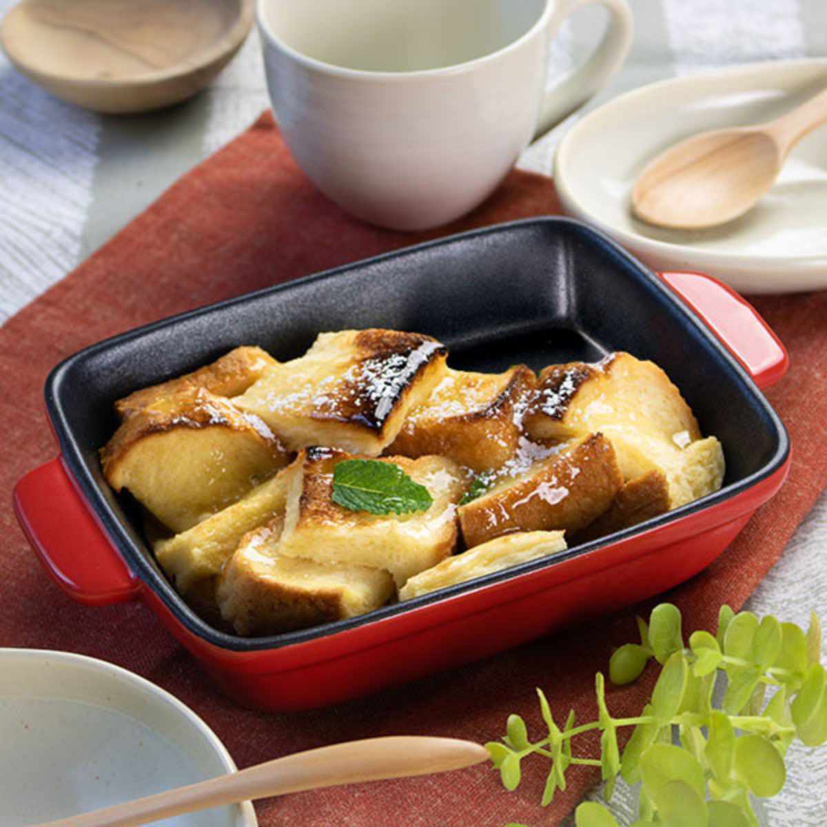 グラタン皿 角型 22.5cm フッ素加工 耐熱皿 陶磁器 ( 電子レンジ対応 オーブン対応 洋食器 耐熱 角皿 食器 皿 耐熱容器 フッ素 ふっ素 加工 トースター グラタン オーブン皿 オーブンウェア )