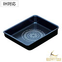 玉子焼き器 13×18cm IH対応 ルクスパン ブルーダイヤモンドコート着脱ハンドル別売り ( ガス火対応 オーブン対応 卵焼き器 玉子焼きフライパン 金属ヘラOK エッグパン フライパン 卵焼き 玉子焼き 朝食 弁当 軽量 軽い アルミ製 )