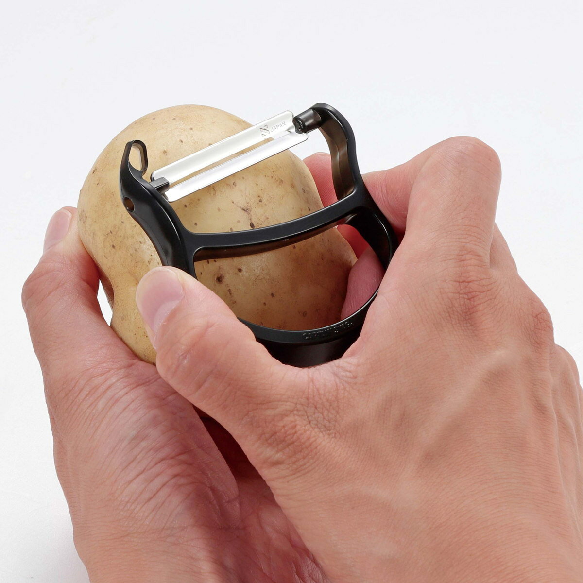 ピーラー シェラカップ調理器用ピーラー キャプテンスタッグ （ CAPTAIN STAG 320ml シェラカップ用 皮むき器 ステンレスピーラー 調理器具 アウトドア UH-3011 シェラカップ調理器専用 追加パーツ 日本製 ） livingut-10210872 リビングート 楽天市場店 サンプル画像2