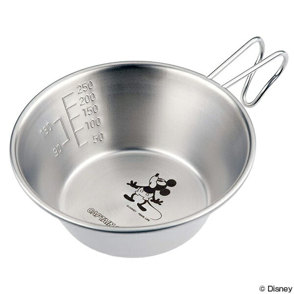 シェラカップ ミッキーマウス PLANE CRAZY プレーン・クレイジー 320ml ステンレス製 ( アウトドア用品 食器 調理器具 アウトドア食器 小鍋 クッカー キッチンツール ミッキー ディズニー カップ 皿 器 )通販格安セール情報 楽天 通販