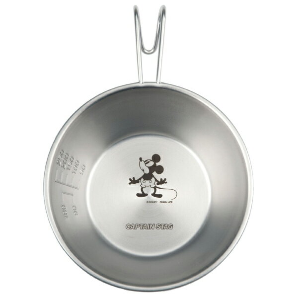 シェラカップ　ミッキーマウス　PLANE CRAZY　プレーン・クレイジー　320ml　ステンレス製 （ アウトドア用品 食器 調理器具 アウトドア食器　小鍋　クッカー　キッチンツール　ミッキー　ディズニー　カップ　皿　器 ）通販格安セール情報　楽天　通販